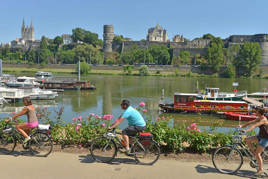 Une terre de découverte à vélo, sur les bords de Maine© Greeter2018