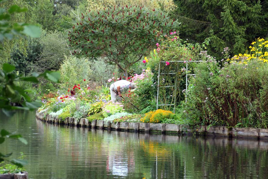 Hortillonnages Amiens avec un greeter © Greeter2022
