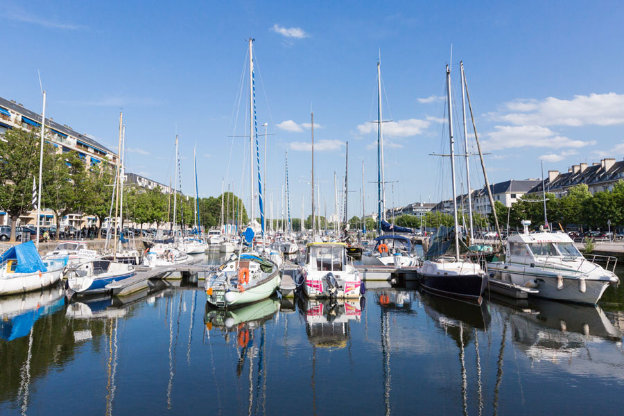 Le port de Caen © Office de Tourisme Caen