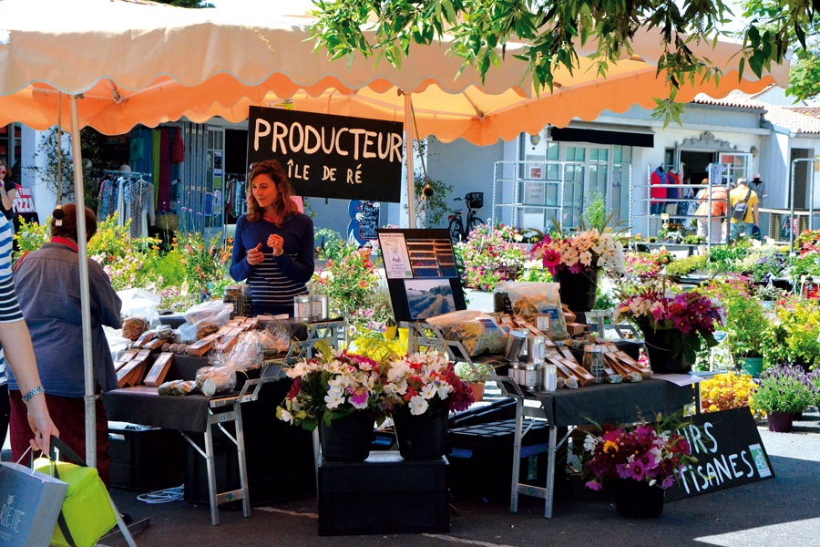 Le marché de Loix en Île de Ré © Greeter2018