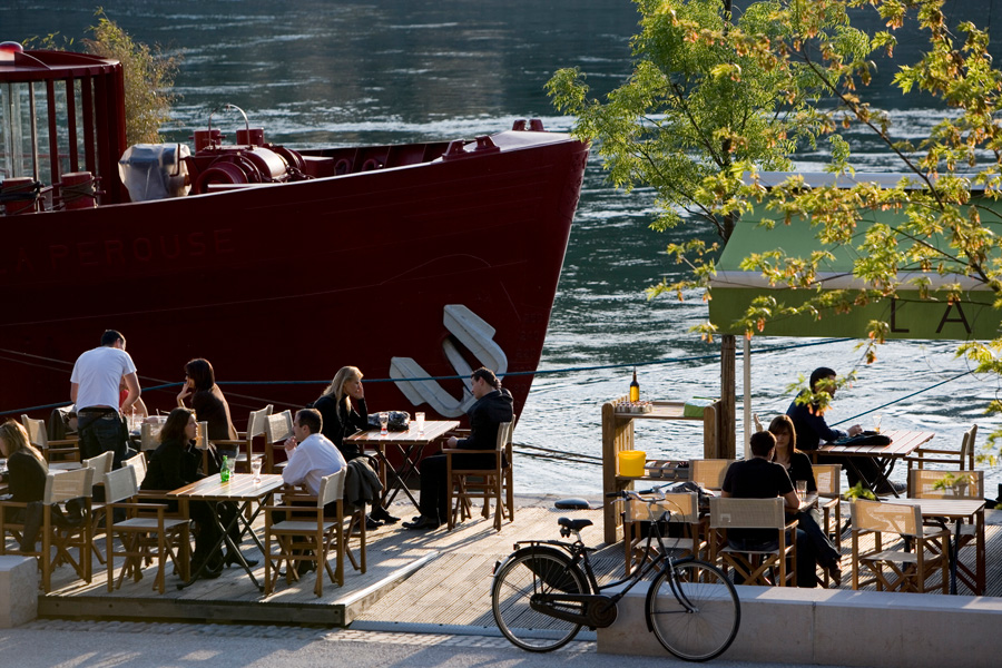 Les berges du Rhöne à Lyon © Tristan Deschamps/ ONLYLYON Tourisme et Congrès