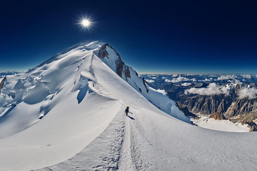 En chemin vers le Mont-Blanc © Office-tourisme-Saint-Gervais