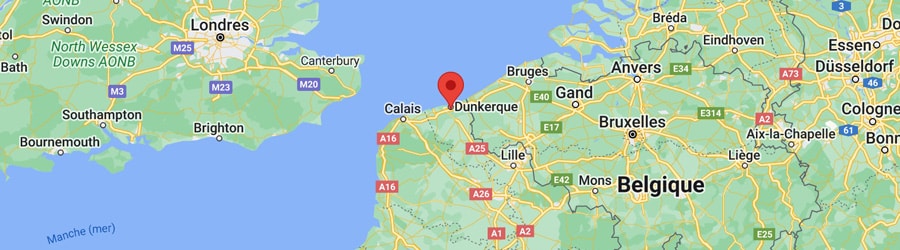Carte Dunkerque © Greeter2024