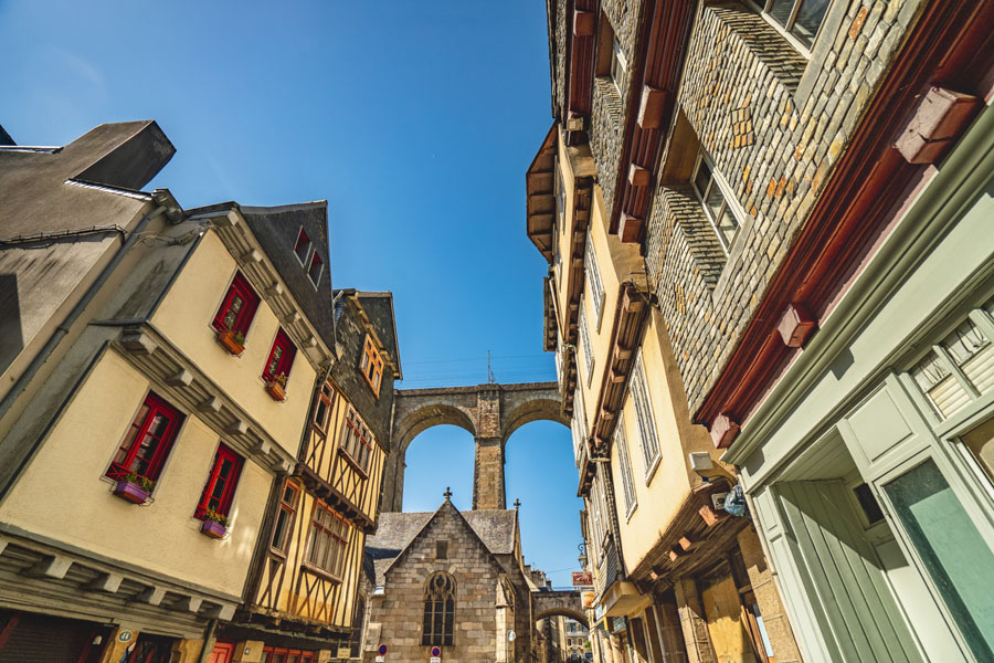 Rue Ange de Guernisac à Morlaix ©T. Poriel