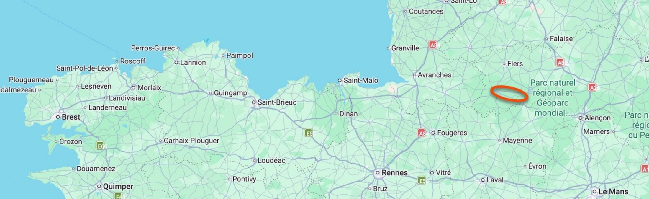 Maps Domfront-Bagnoles
